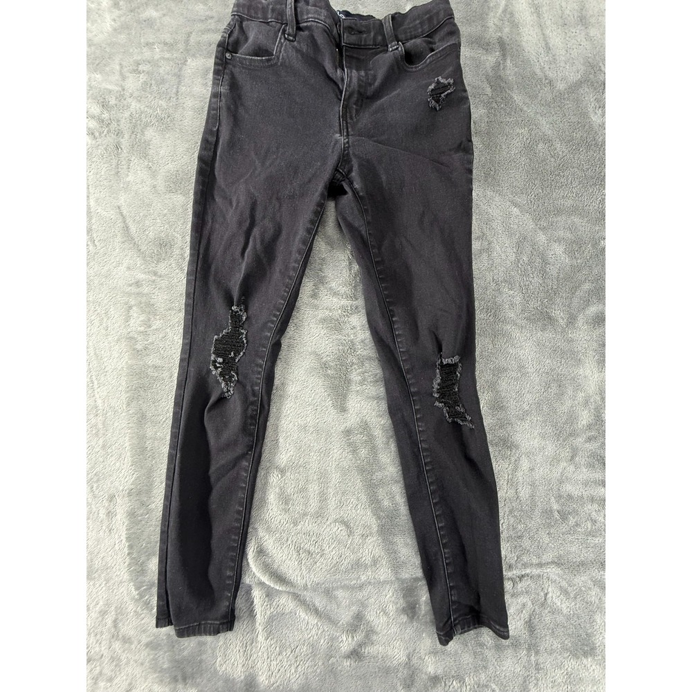 Wallflower Jeans Size 3 Women's Black Distressed Style wfm12460K  Indigo Denim